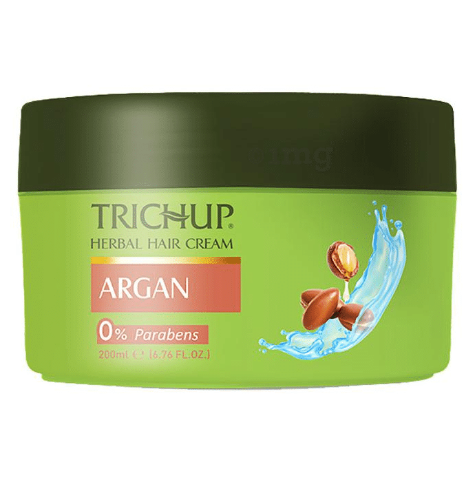 Trichup Argan Herbal Hair Cream: Buy jar of 200 ml Cream at best price in  India | 1mg