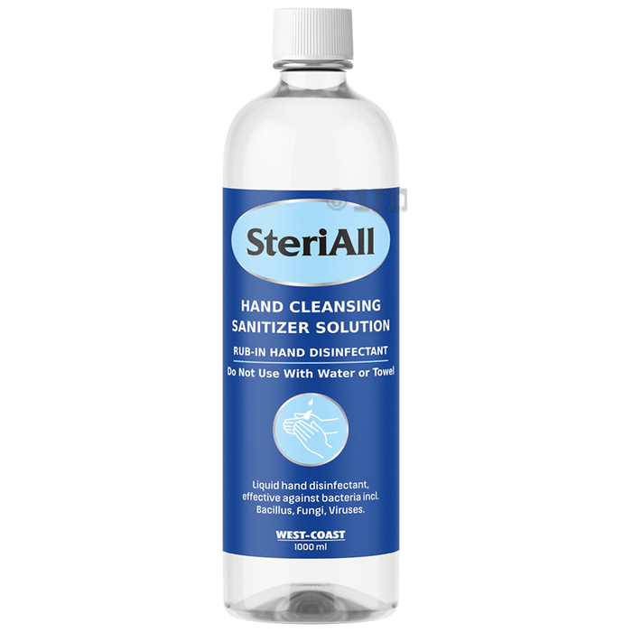 SteriAll Hand Cleansing Sanitizer Solution