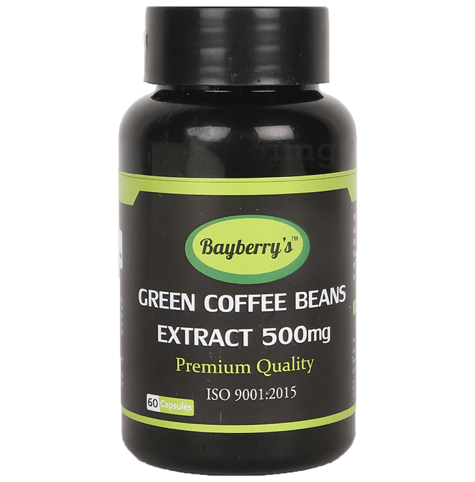 Bayberry's Green Coffee Bean Extract 500mg Capsule