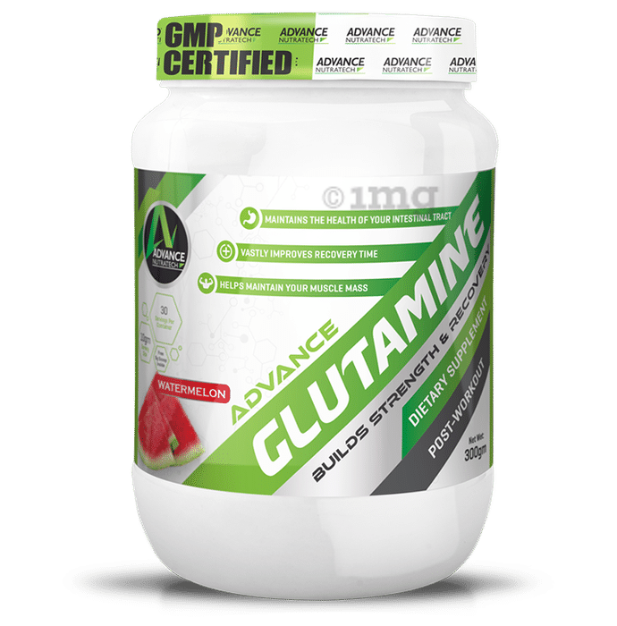 Advance Nutratech Glutamine Supplement Powder Watermelon