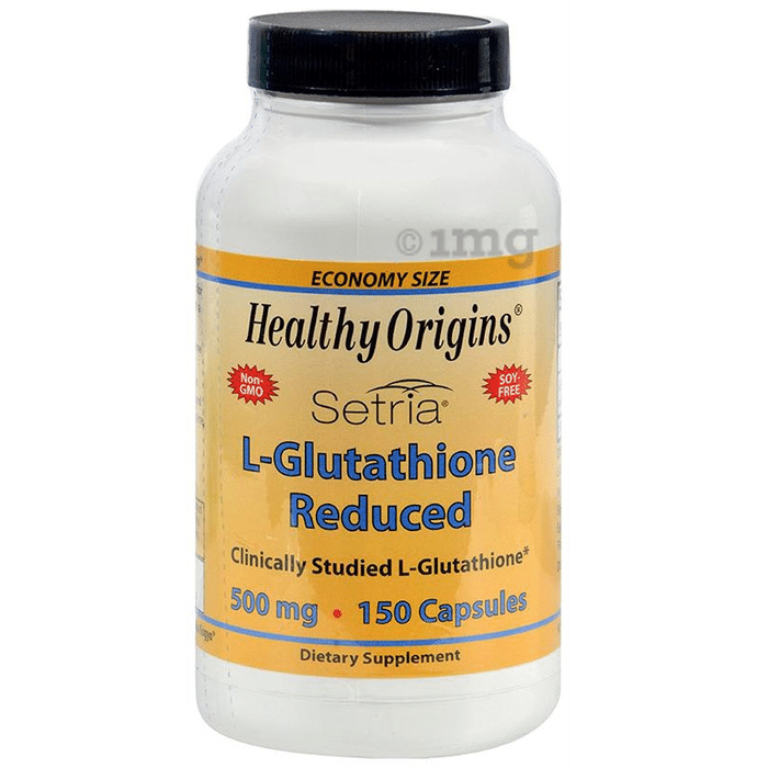 Healthy Origins L-Glutathione (Setria) 500mg Veggie Caps