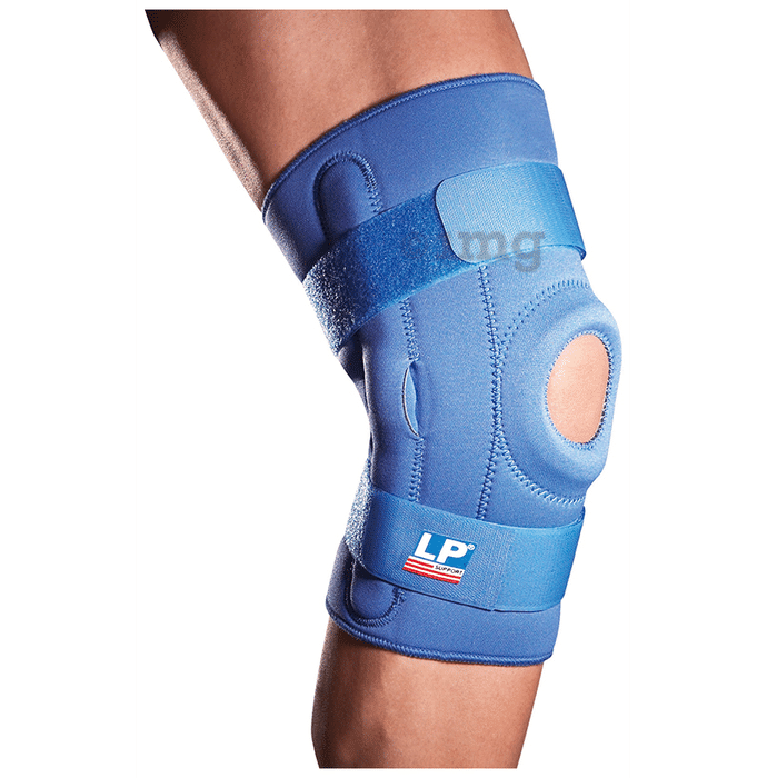 LP 710 Hinged Knee Support Single Medium Blue