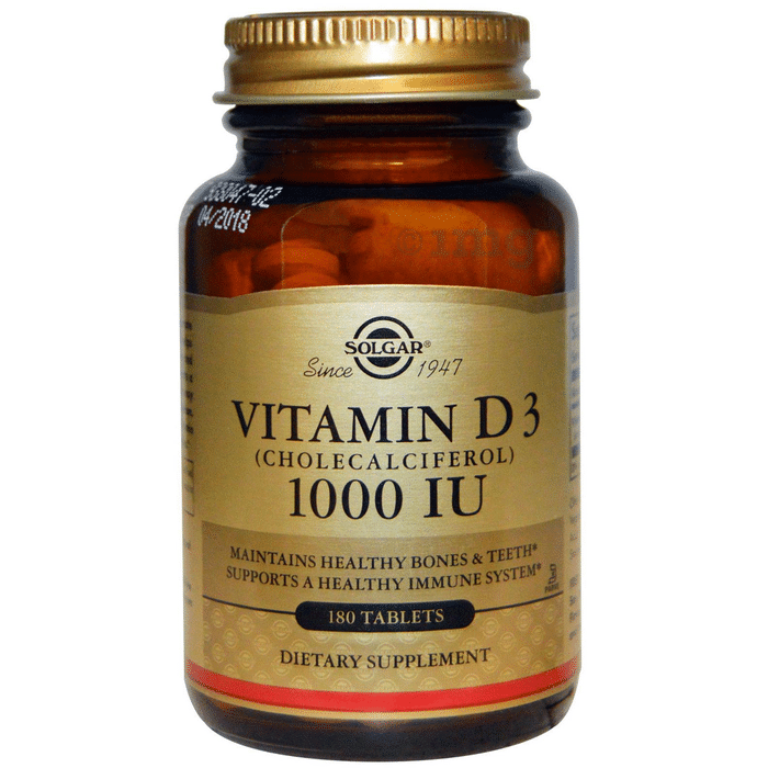 Solgar Vitamin D3 1000IU Tablet