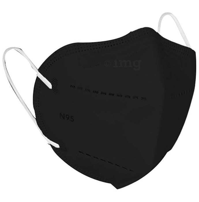 Lioncrown 5-Layer N95 Reusable Face Mask Black