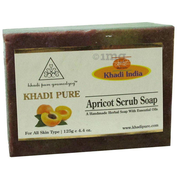 Khadi Pure Apricot Scrub Soap