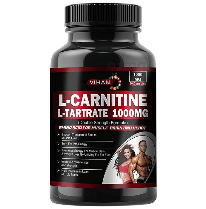 Vihan L-Carnitine L-Tartrate 1000mg Capsule