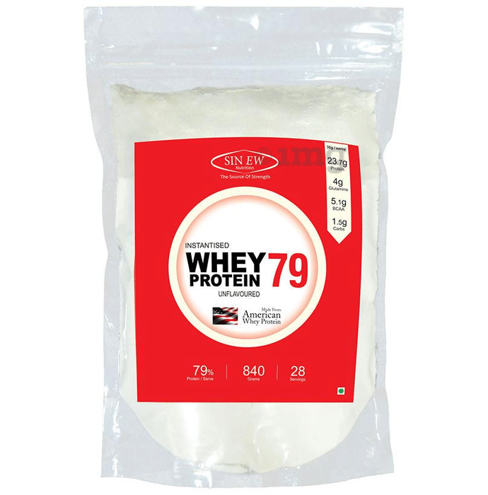 Sinew Nutrition 79% Instantised Raw Whey Protein Powder Unflavoured