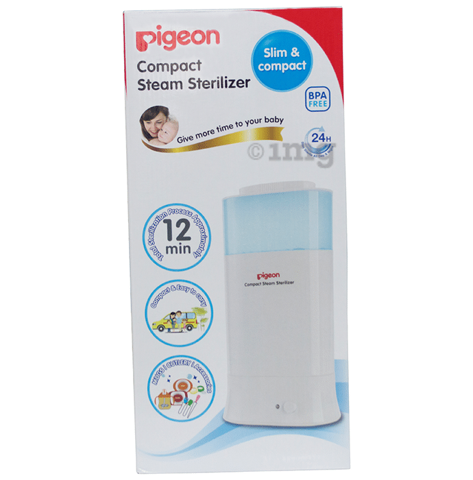 Pigeon Steam Sterilizer & Compact Type 2 Round Pin