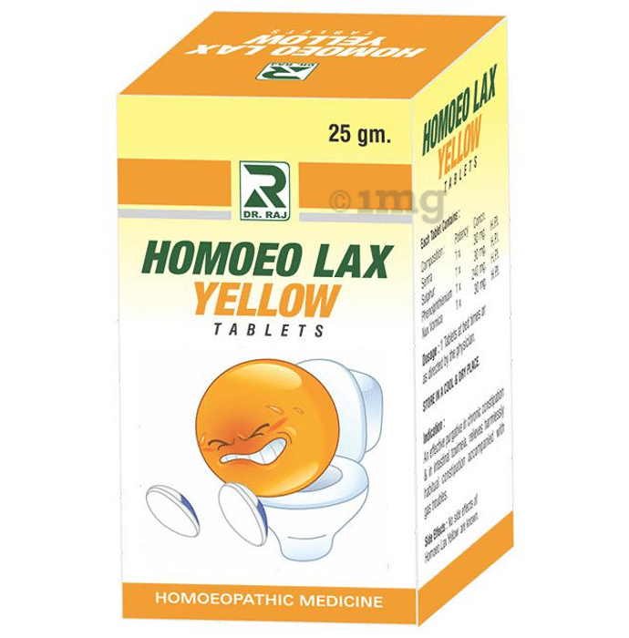 Dr. Raj Homoeo Lax Yellow Tablet