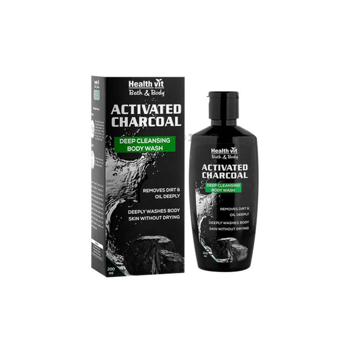 HealthVit Activated Charcoal Deep Cleansing Bodywash
