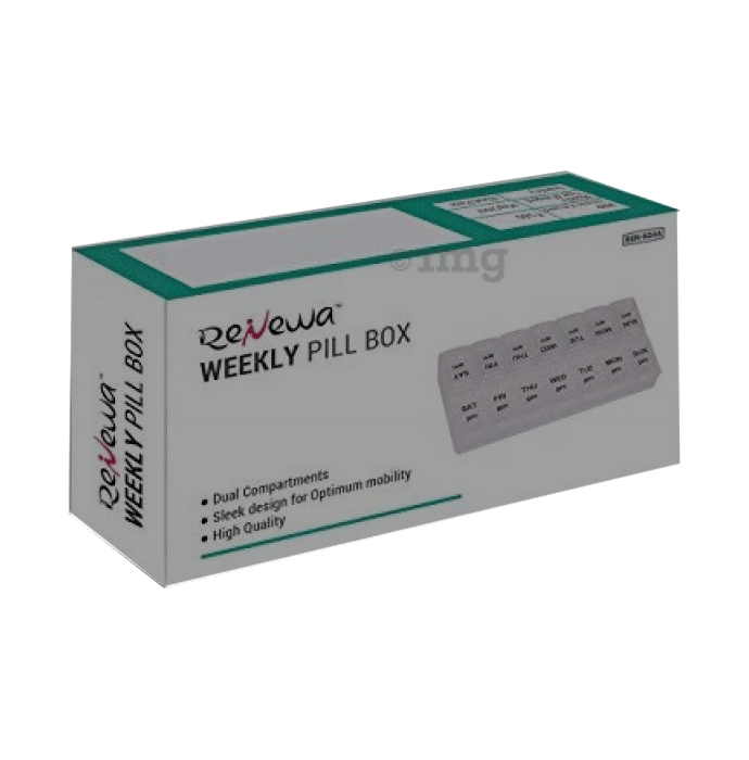 Renewa AM/PM Weekly Pill Box 2 Times