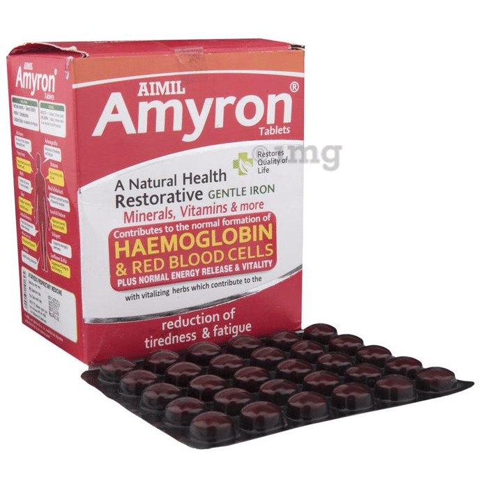 Aimil Amyron Tablet for Healthy Haemoglobin & Red Blood Cells
