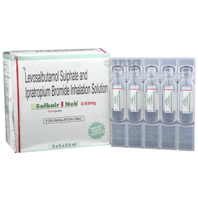 Salbair I Neb 0.63mg Transpules 2.5ml