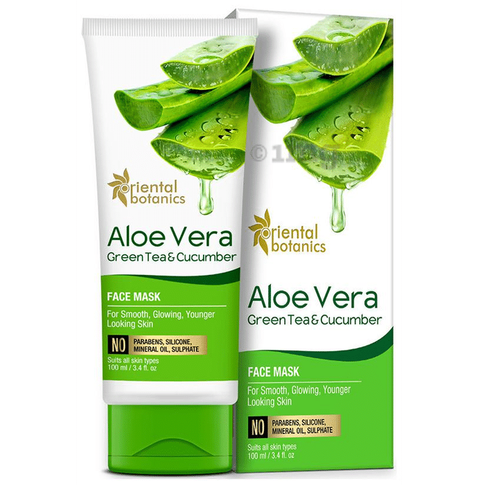 Oriental Botanics Aloe Vera Green Tea & Cucumber Face Mask