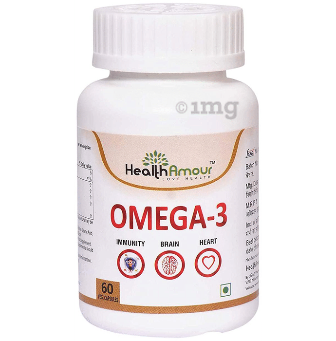 HealthAmour Omega 3 Veg Capsule