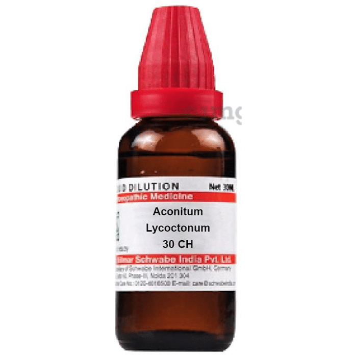 Dr Willmar Schwabe India Aconitum Lycoctonum Dilution 30 CH