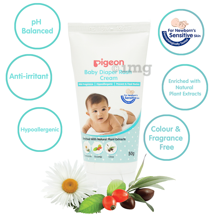 Pigeon Baby Diaper Rash Cream Buy tube of 50.0 gm Cream at