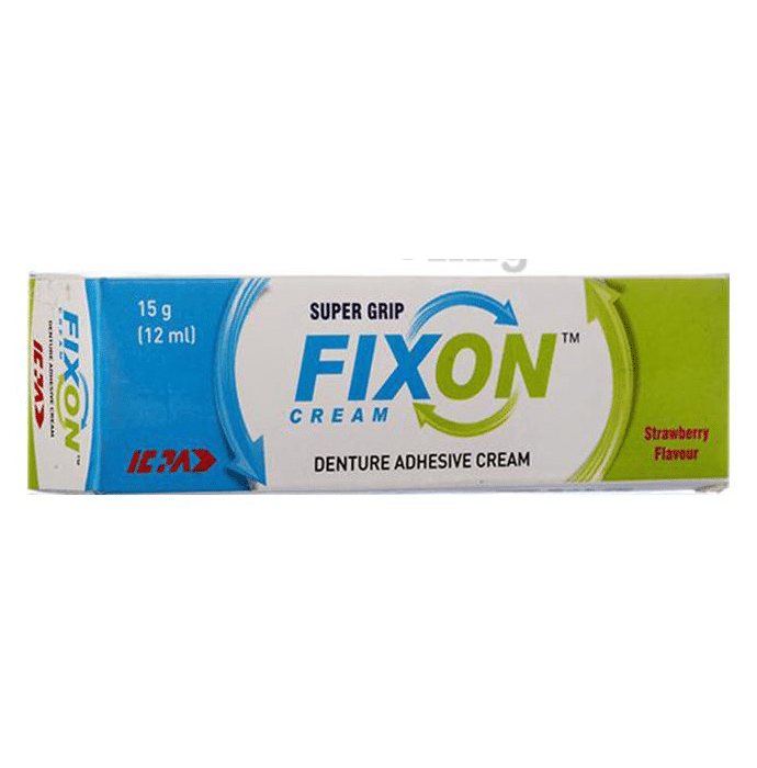 Fixon Denture Adhesive Cream | Flavour Strawberry