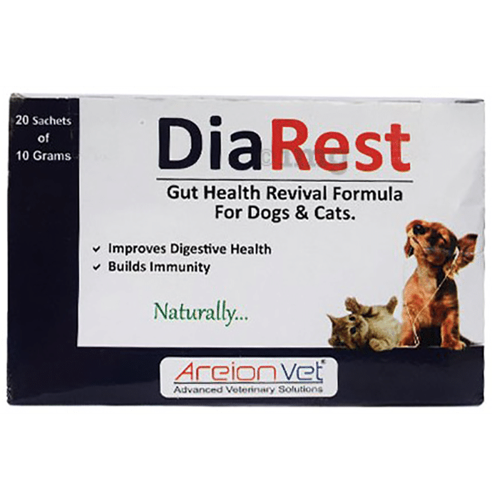 AreionVet Dia Rest Sachet 10gm Each for Dogs and Cats