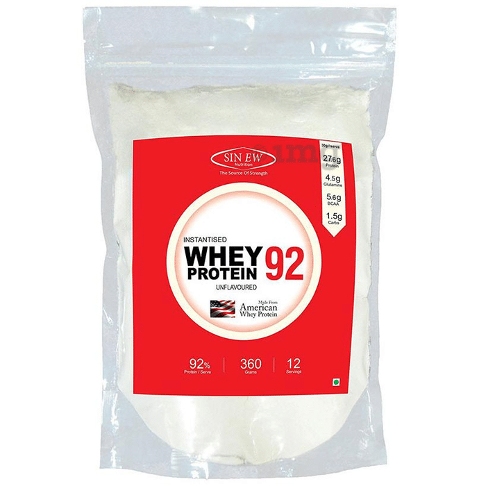 Sinew Nutrition 92% Instantised Whey Protein Powder Unflavoured