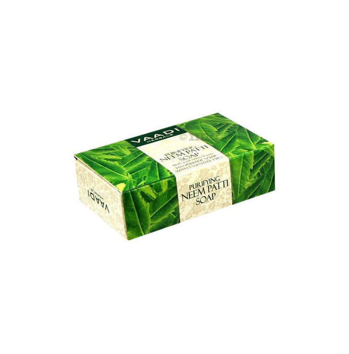 Vaadi Herbals Super Value Pack of 6 Neem Patti Soap (75gm Each)