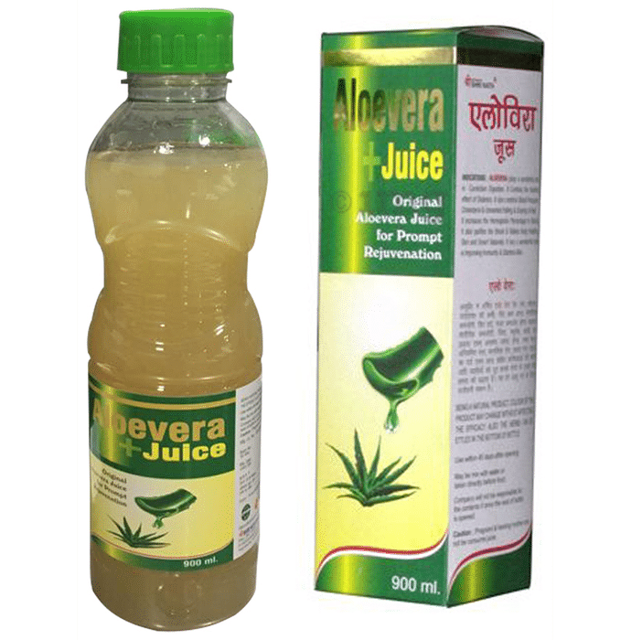 Shri Nath Aloe Vera + Juice with Aloe Vera Gel 10gm free