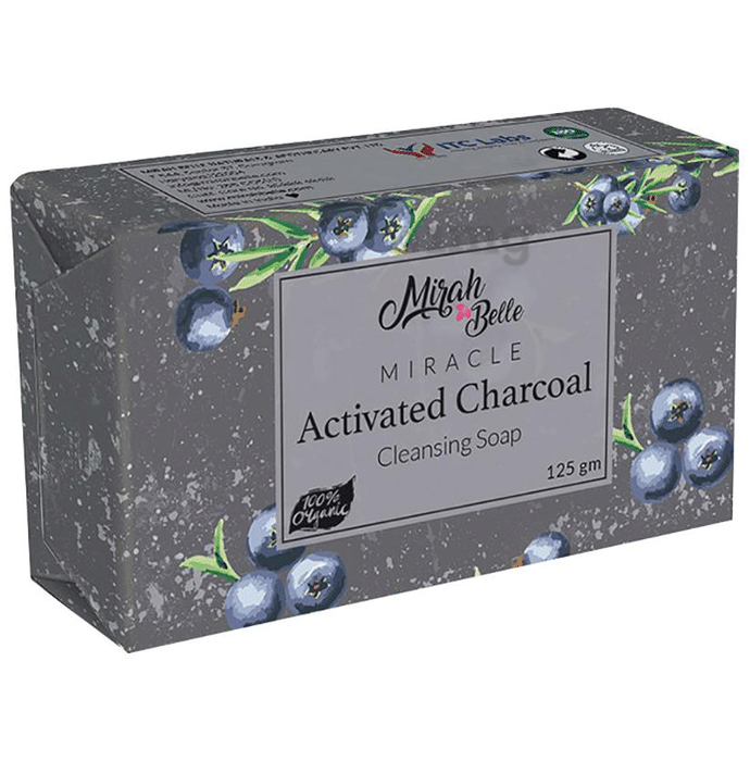 Mirah Belle Activated Charcoal Miracle Soap (125gm Each)
