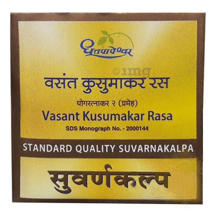 Dhootapapeshwar Vasant Kusumakar Ras Standard Quality Suvarnakalpa Tablet