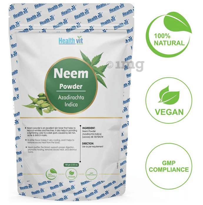 HealthVit Natural Neem (Azadirachta Indica) Powder