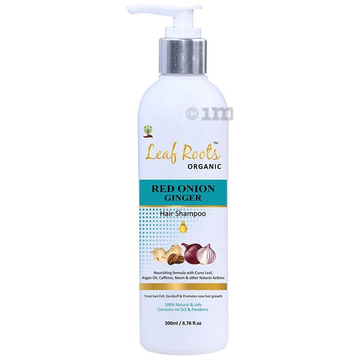 Leaf Roots Organic Red Onion Ginger Hair Shampoo