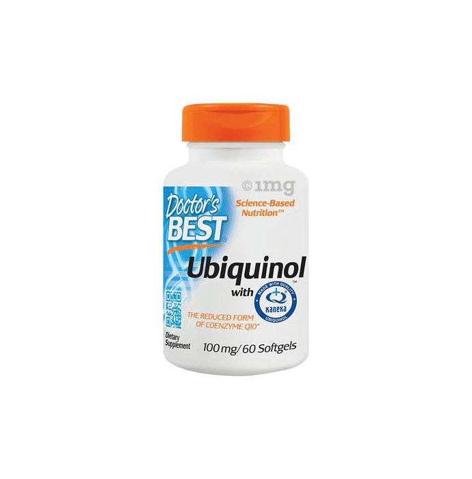 Doctor's Best Ubiquinol with Kaneka 100mg Softgel | Reduced Form of CoQ10