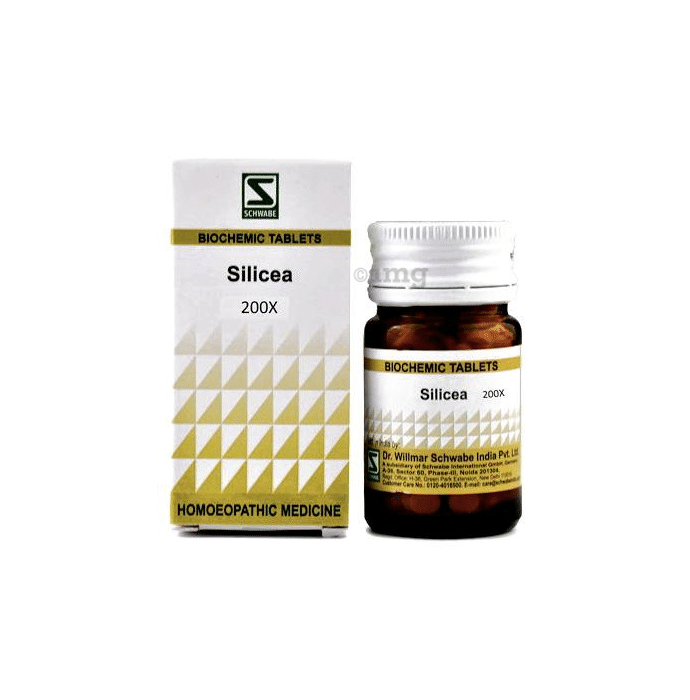 Dr Willmar Schwabe India Silicea Biochemic Tablet 200X