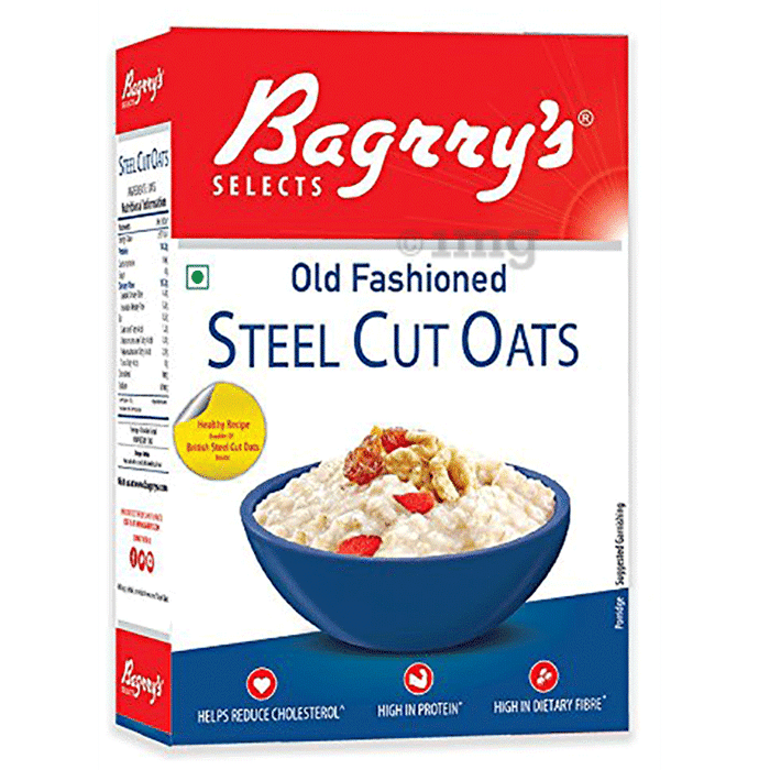 Bagrry's Steel Cut Oats for Weight Management & Cholesterol Reduction