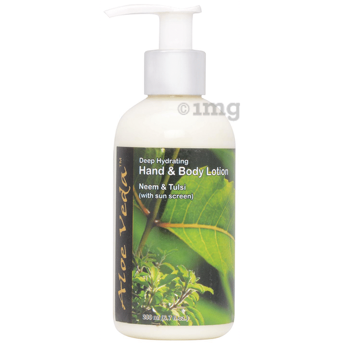 Aloe Veda Neem & Tulsi Hand and Body Lotion with Sunscreen