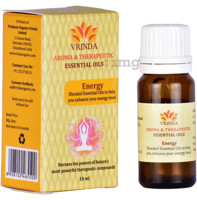 Vrinda Energy Therapeutic and Aromatic Roll On