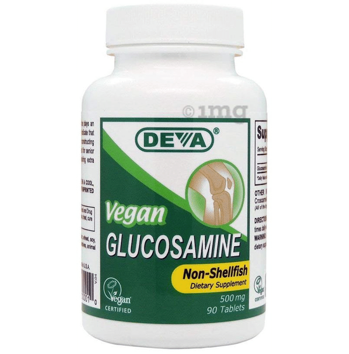 Deva Vegan Glucosamine 500mg Tablet