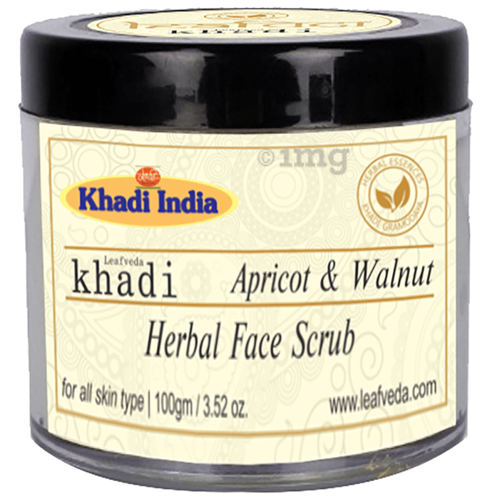 Khadi Leafveda Apricot & Walnut Herbal Face Scrub