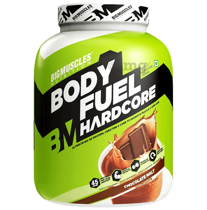 Big  Muscles Body-Fuel Hardcore Milk Chocolate Powder