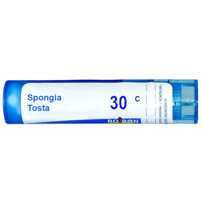 Boiron Spongia Tosta Single Dose Approx 200 Microgranules 30 CH