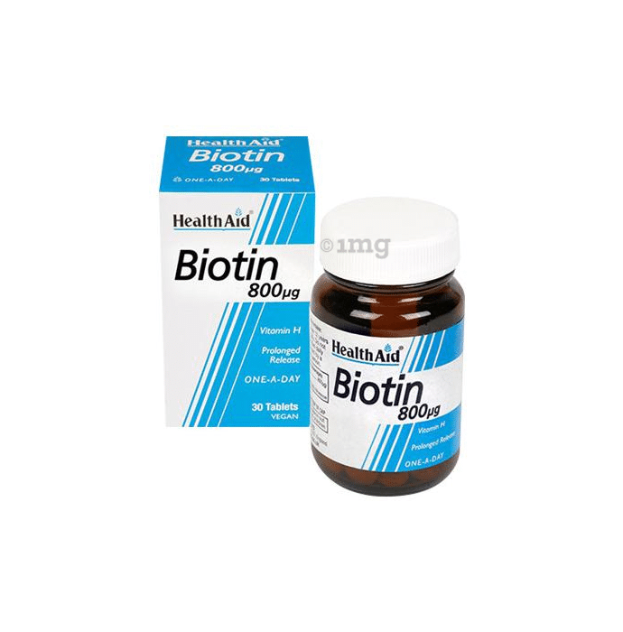 Healthaid Biotin 800mcg Tablet