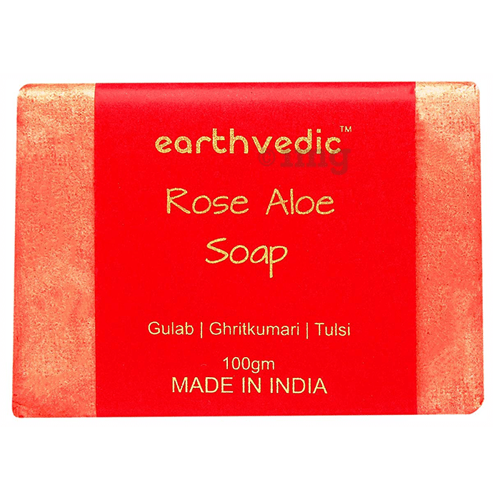 Earthvedic Rose Aloe Soap