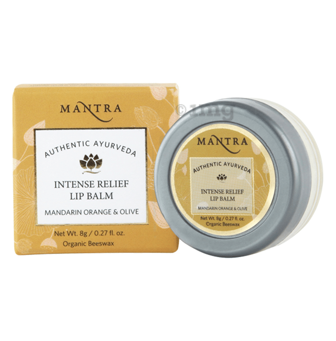 Mantra Mandarin Orange & Olive Intense Relief Lip Balm