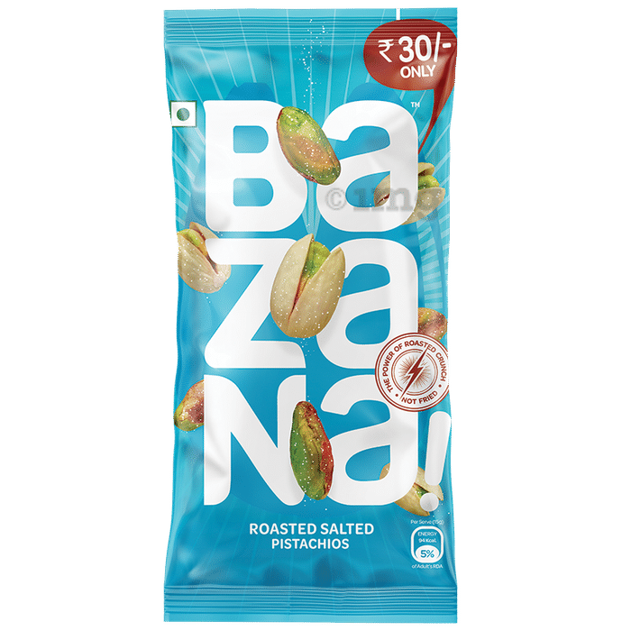 Bazana Roasted Salted Pistachios (15gm Each)