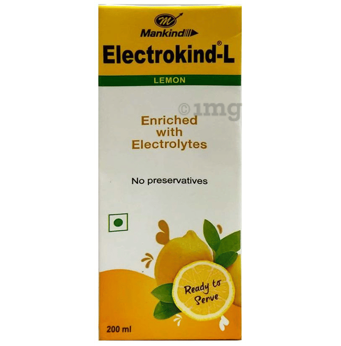 Electrokind L Liquid Lemon Buy bottle of 200 ml Liquid at best price