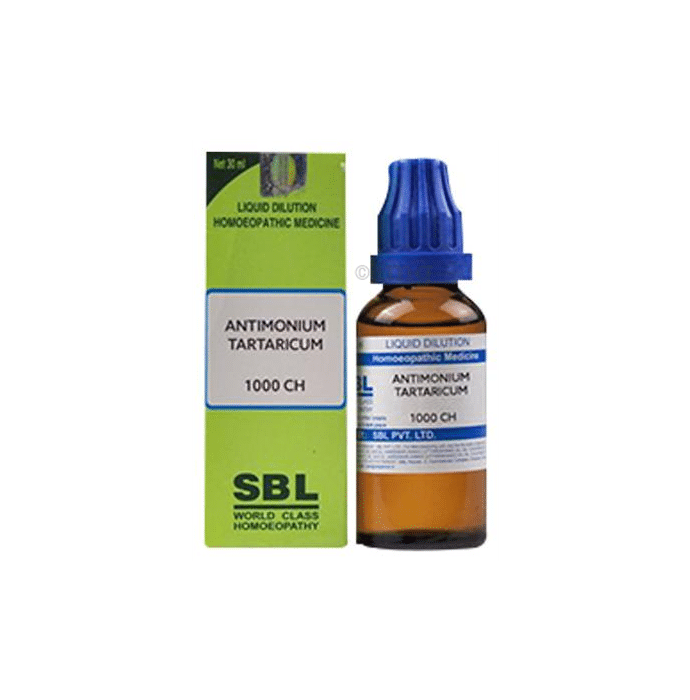 SBL Antimonium Tartaricum Dilution 1000 CH