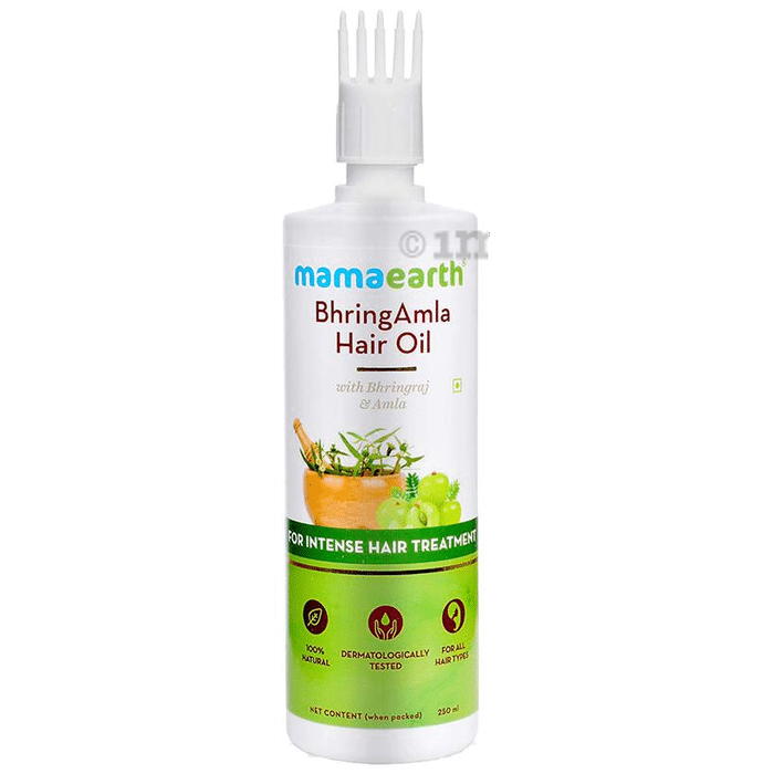 Mamaearth BhringAmla Hair Oil: Buy bottle of 250 ml Oil at best price in  India | 1mg