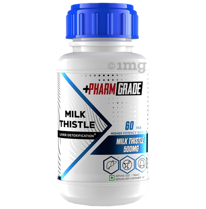 Pharmgrade Milk Thistle 500mg Tablet