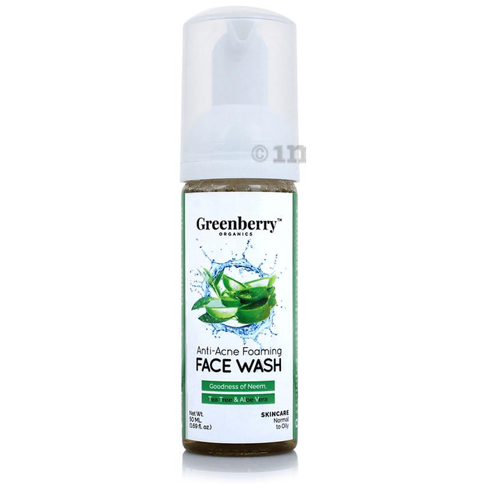 Greenberry Organics Anti-Acne Foaming Face Wash