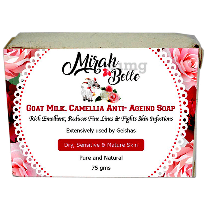 Mirah Belle Goat Milk, Camellia Anti-Ageing Soap