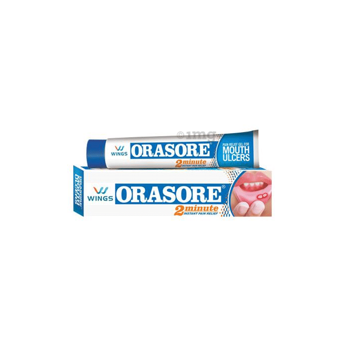 Orasore Mouth Ulcer Relief Gel with Spearmint, Fennel & Glycerine